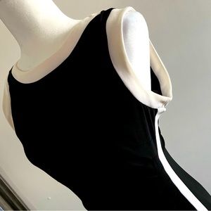 Vintage sz Medium CHAPS dress , knee length, back zip